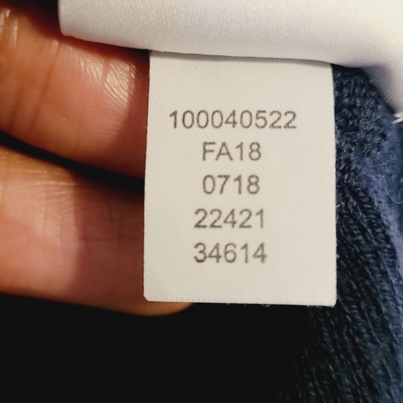 INC International Concepts | Women's Navy Cold Shoulder Sweater (Size Medium) - Picture 9 of 15